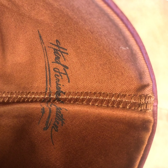 FRANCO SARTO Meyer Leather Tall Roding Boots Size 7.5 W Bordeaux $250 - Picture 14 of 16